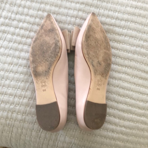Tori Burch pink flats with bows - Picture 4 of 5